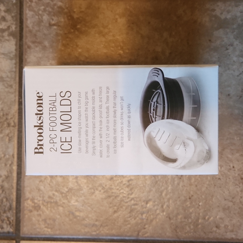Brookstone Football Ice Cube Molds - Picture 2 of 4
